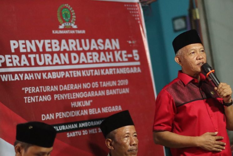 Sosper di Amborawang Laut, Masyarakat Titip Normalisasi Sungai Ke Wakil Ketua DPRD Kaltim