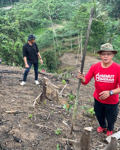Masih Pertahankan Tradisi Tanam Padi di Lereng Gunung, Samsun Berikan Apresiasi Petani kampung putak