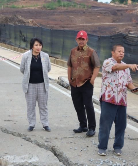 CV Prima Mandiri Diminta Selesaikan Perbaikan Jalan Sangasanga – Dondang, DPRD Kaltim Akan Awasi