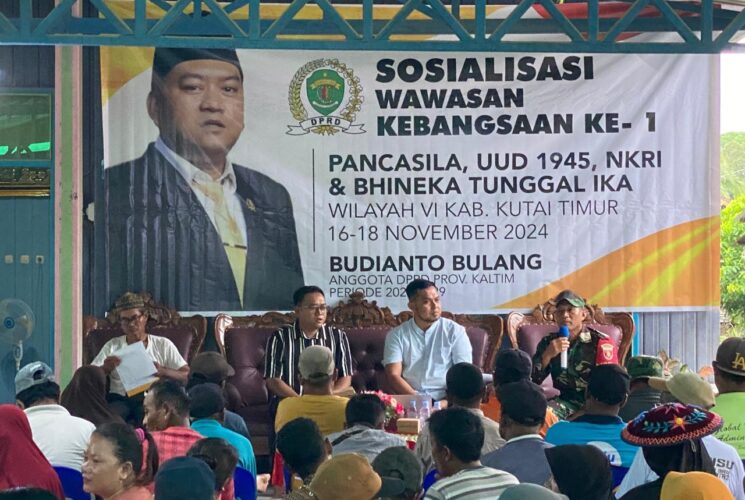 Budianto Bulang Gelar Sosialisasi Wawasan Kebangsaan di Desa Ngayau