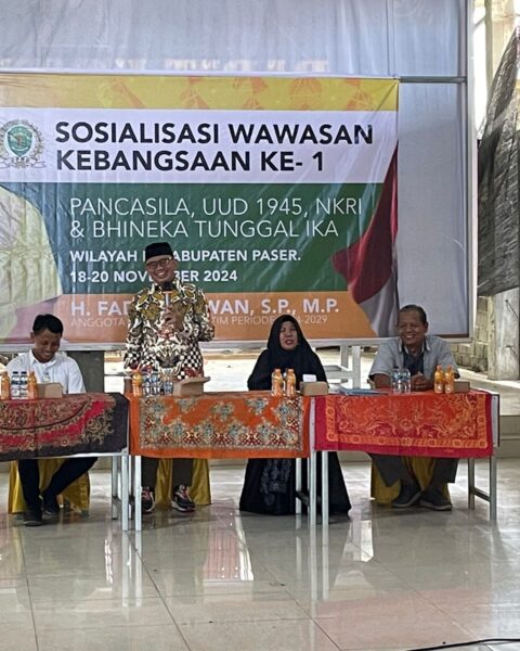 Fadly Imawan Sosialisasikan Wawasan Kebangsaan di Tanah Grogot