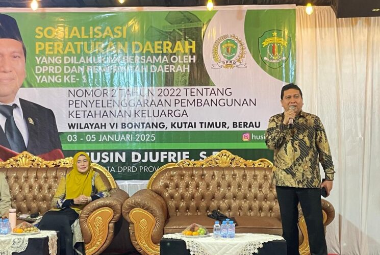 Husin Djufrie Dorong Penguatan Keluarga di Era Digital, DPRD Kaltim Sosialisasikan Perda di Berau