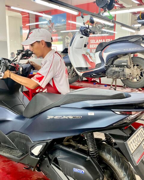 Astra Motor Kaltim 2 Bagikan Tips Penanganan Sepeda Motor yang Baik Setelah Terendam Banjir