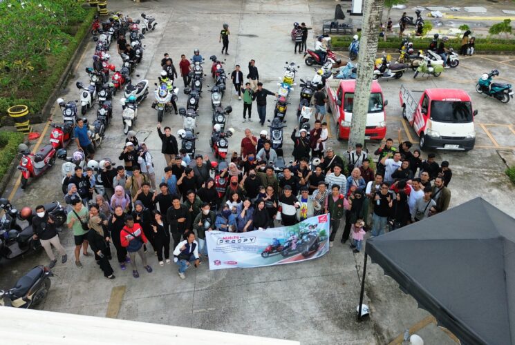Semangat Satu Hati para Bikers IMHS dalam Gelaran Regional Public Launching New Honda Scoopy
