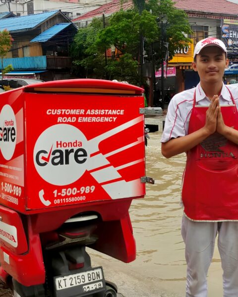 Banjir Melanda Kota Tepian, Program AHASS Siaga Banjir dan Layanan HondaCARE Siap Menjadi Solusi