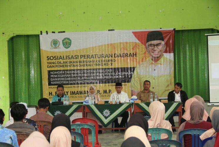 Sosialisasi Perda, Fadly Imawan Bahas Pencegahan Narkoba di SMKM Long Ikis