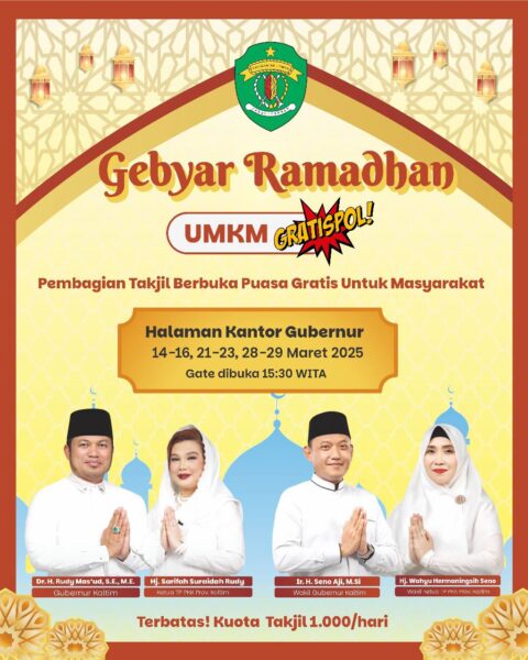 Pemprov Kaltim Dorong UKM Lokal Lewat Gebyar Takjil Ramadan