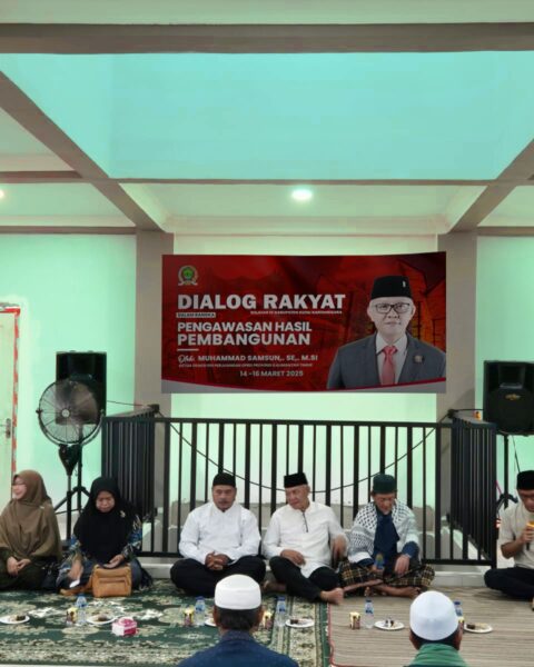 Muhammad Samsun Gelar Dialog Rakyat di Samboja, Bahas Ketersediaan Bahan Pokok dan Pembangunan Langgar