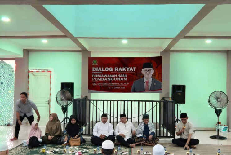 Muhammad Samsun Gelar Dialog Rakyat di Samboja, Bahas Ketersediaan Bahan Pokok dan Pembangunan Langgar