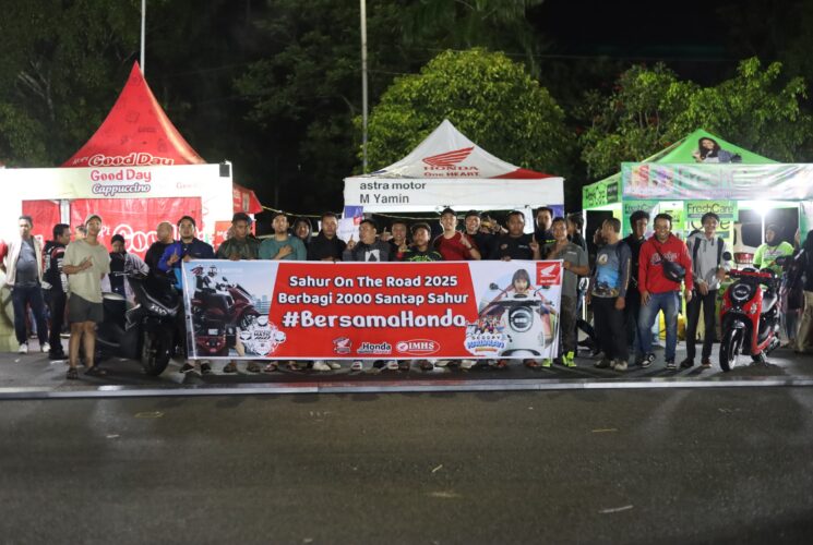 Semarak Ramadhan Bikers Honda, Aksi Sosial Berbagi 2000 Santap Sahur Lewat Sahur On The Road