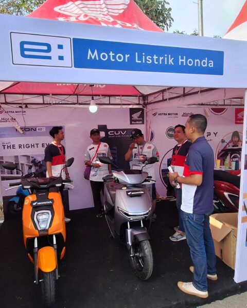 Sepeda Motor Listrik Honda Hadir Meriahkan Anniversary BOTS Runners Indonesia