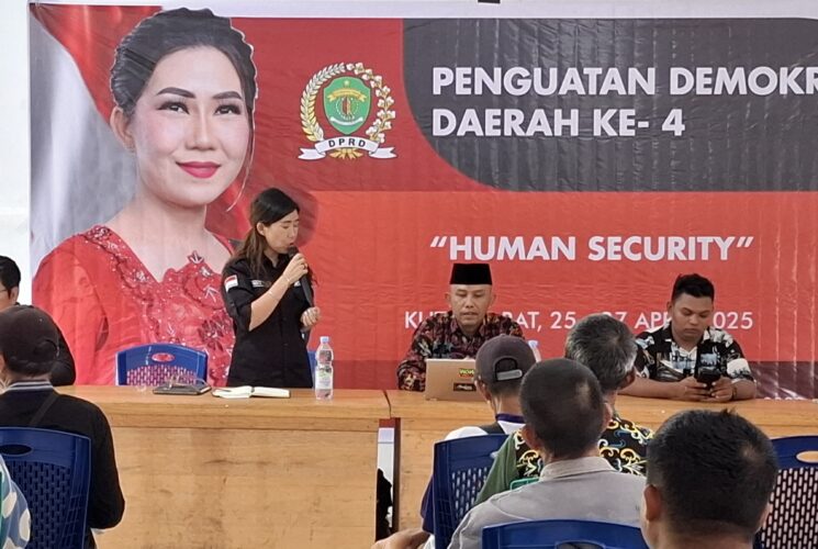 Bahas Human Security, Yonavia Temui Warga di Kubar