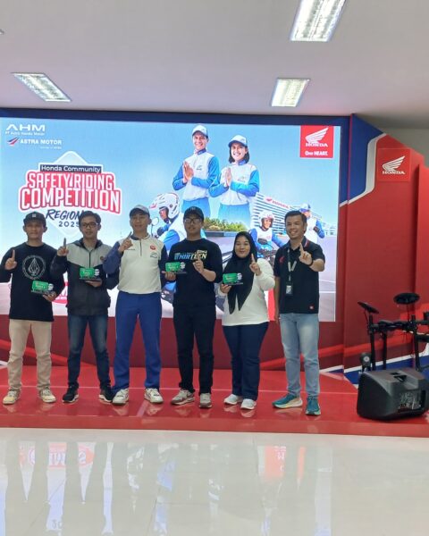 Kalibrasi Keterampilan Berkendara, Astra Motor Kaltim 2 Gelar Honda Community Kompetisi Safety Riding Regional 2025