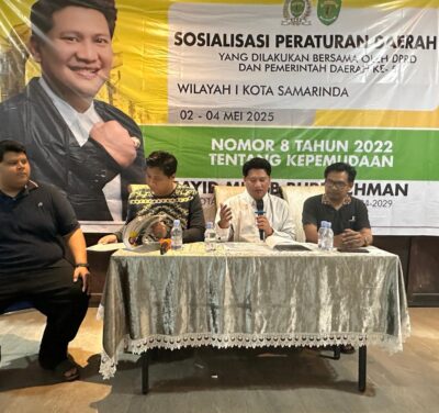 Pemuda Harus Bergerak! Muzib Sosialisasikan Perda Kepemudaan di Sungai Kunjang