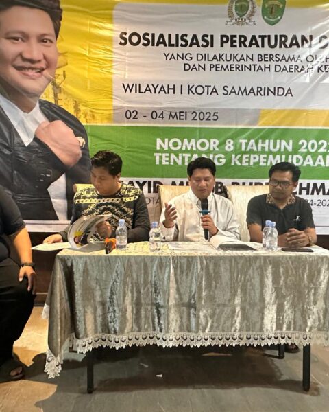 Pemuda Harus Bergerak! Muzib Sosialisasikan Perda Kepemudaan di Sungai Kunjang