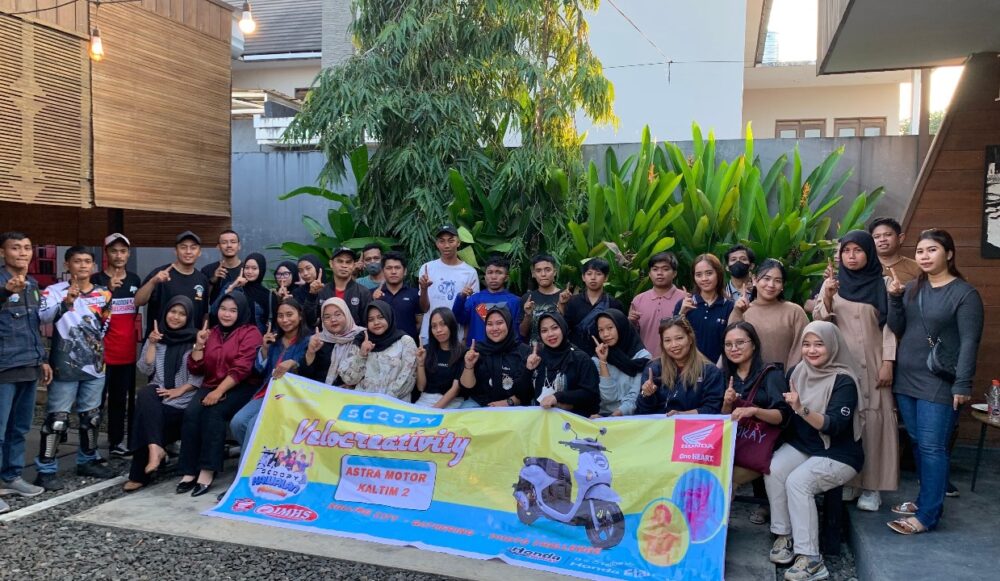 Astra Motor Kalimantan Timur 2 berbagi keseruan dalam Scoopy Velocreativity