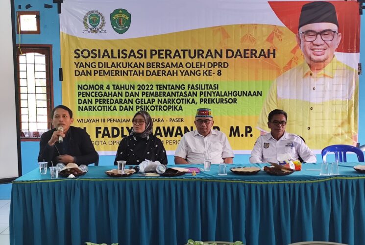 Fadly Imawan Ajak Warga Desa Damit Bersama Perangi Narkoba