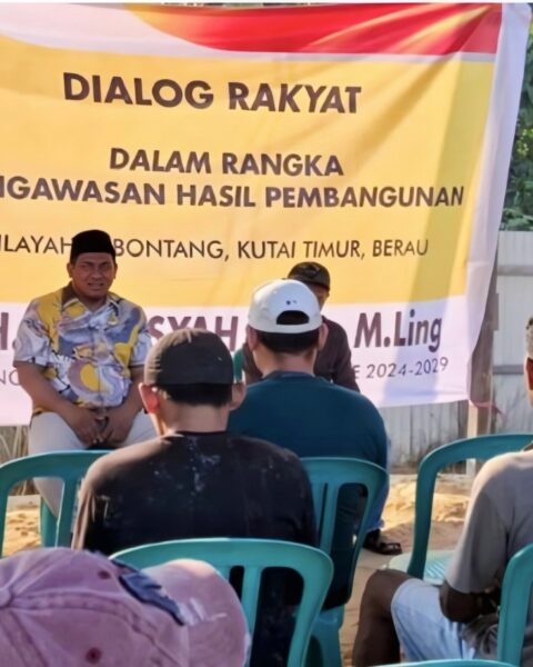Apansyah Gelar Dialog Rakyat di Kaliorang, Soroti Pengawasan Hasil Pembangunan