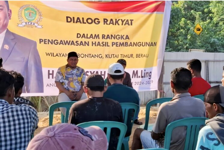 Apansyah Gelar Dialog Rakyat di Kaliorang, Soroti Pengawasan Hasil Pembangunan