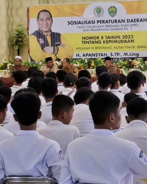 Siswa-siswi Sangkulirang Antusias Ikuti Sosialisasi Perda Kepemudaan