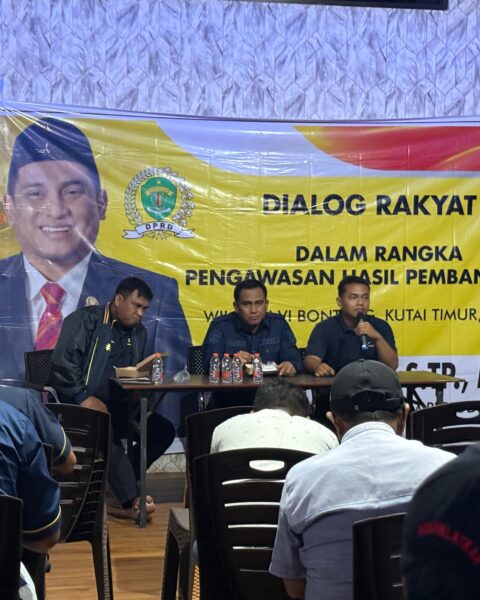 Dialog Rakyat di Sangatta Utara, Apansyah Ajak Warga Awasi Hasil Pembangunan