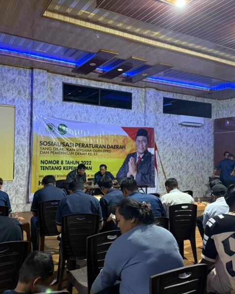 Apansyah Sosialisasikan Perda Kepemudaan di Sangatta Utara