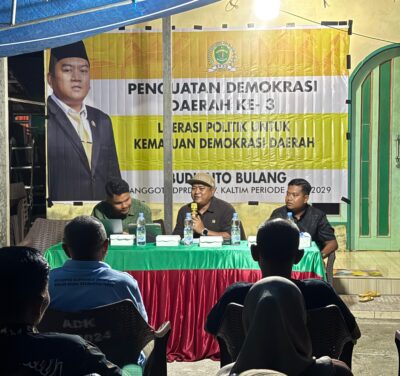Budianto Bulang Tekankan Pentingnya Literasi Politik di Pulau Derawan