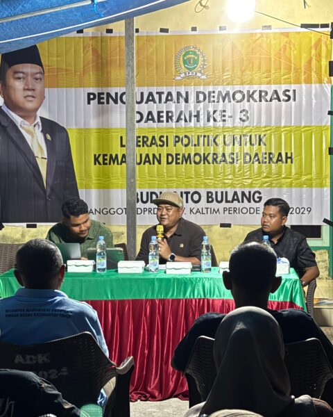 Budianto Bulang Tekankan Pentingnya Literasi Politik di Pulau Derawan