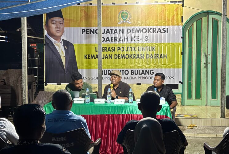 Budianto Bulang Tekankan Pentingnya Literasi Politik di Pulau Derawan