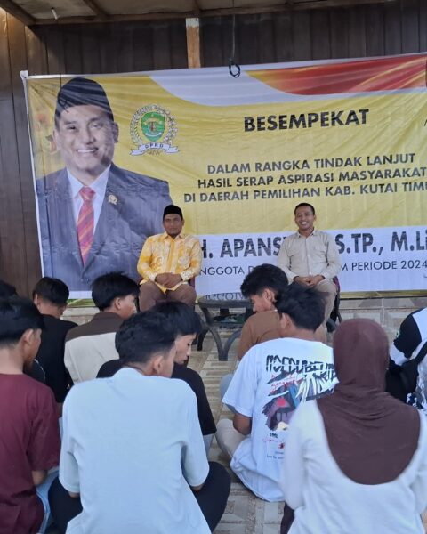 Besempekat di Sandaran, Apansyah Serap Aspirasi Warga Desa Manubar Dalam