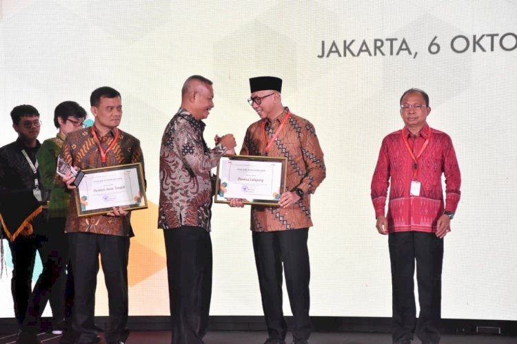 KPK beri penghargaan terhadap Lampung atas program muatan lokal pendidikan antikorupsi di sekolah.(foto: ist)